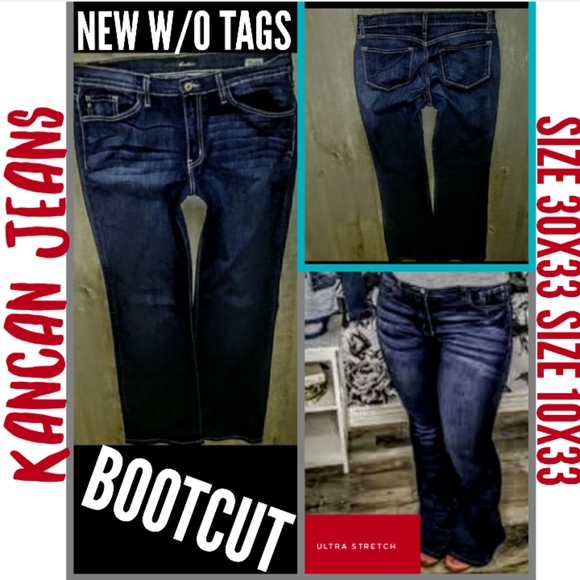 KanCan Denim - KanCan Jeans Size 30x33 Ultra Stetch Boot Cut Nwot